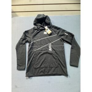 Nike Swoosh‎ DRI-FIT Men Hoodie Sz S-Tall Black Brand New